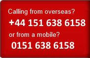 Calling from overseas please use +441516386158 or from a mobile use 0151 638 6158 